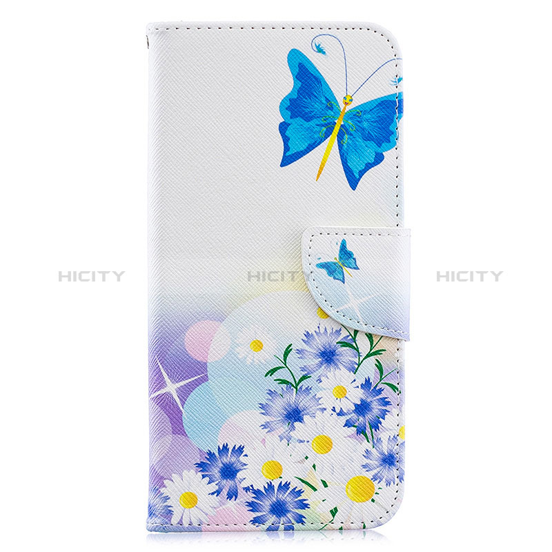 Funda de Cuero Cartera con Soporte Patron de Moda Carcasa B01F para Samsung Galaxy A30