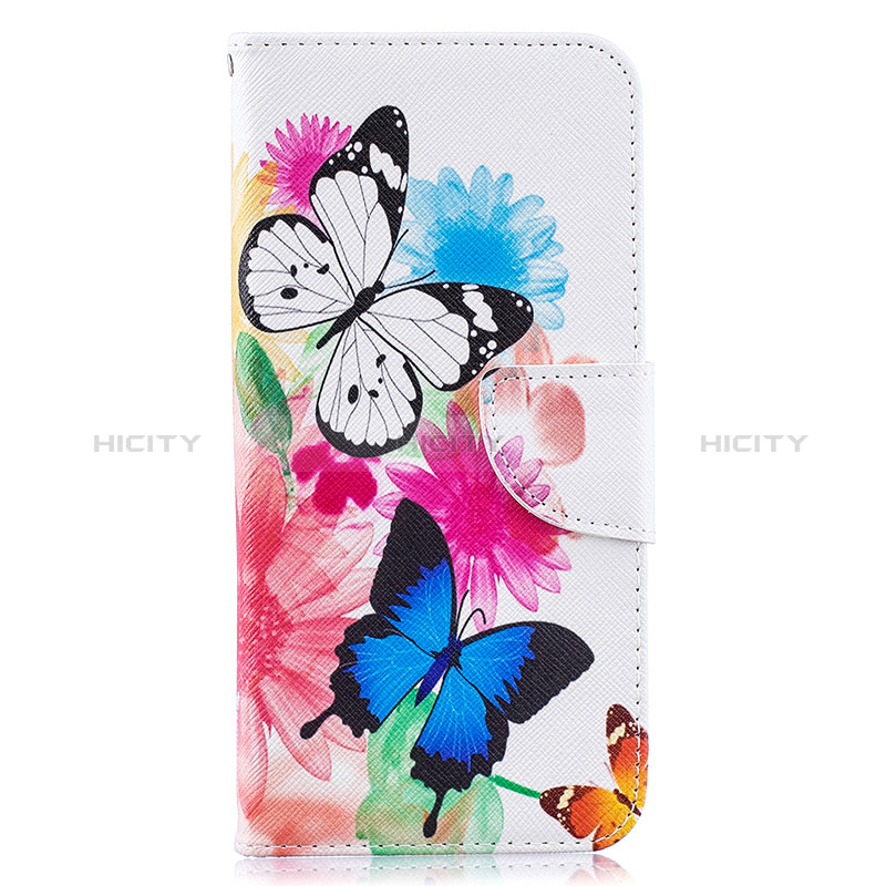 Funda de Cuero Cartera con Soporte Patron de Moda Carcasa B01F para Samsung Galaxy A30S Vistoso