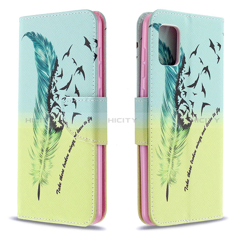 Funda de Cuero Cartera con Soporte Patron de Moda Carcasa B01F para Samsung Galaxy A31