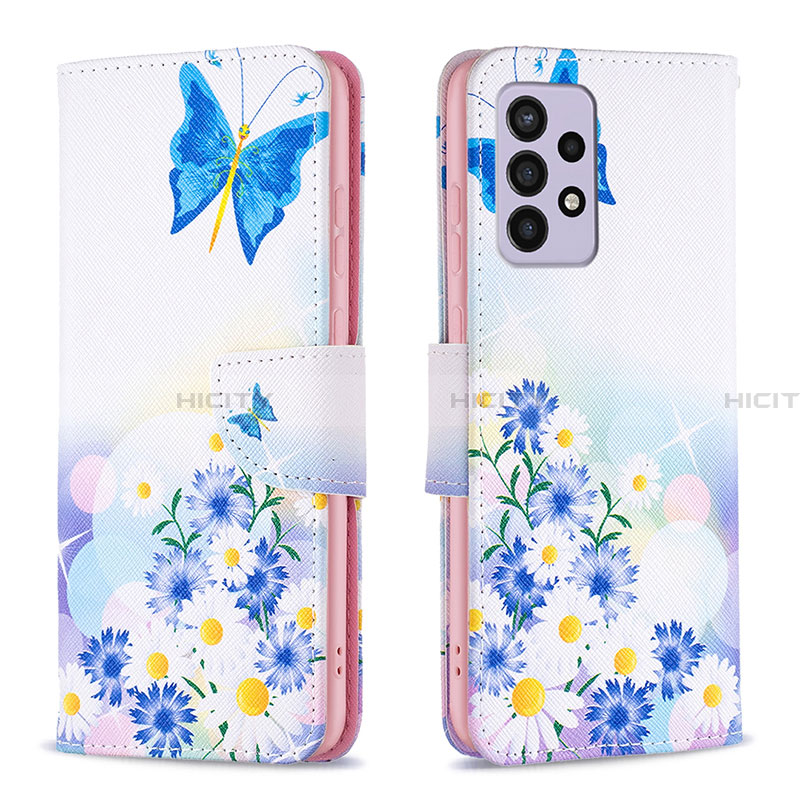 Funda de Cuero Cartera con Soporte Patron de Moda Carcasa B01F para Samsung Galaxy A33 5G