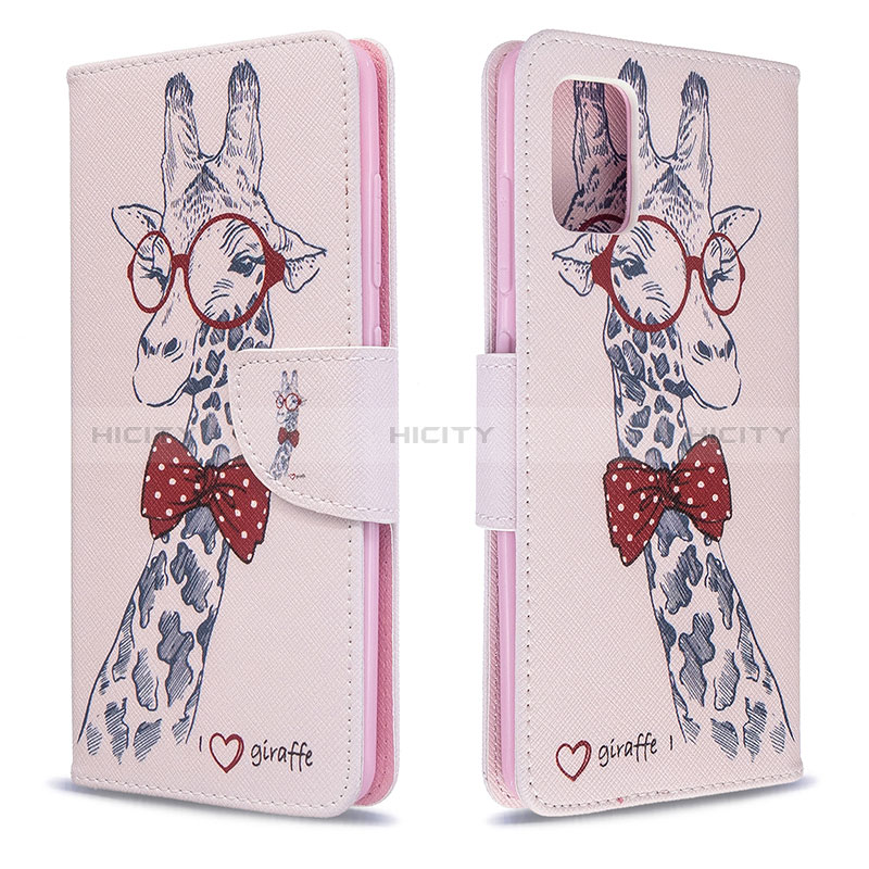 Funda de Cuero Cartera con Soporte Patron de Moda Carcasa B01F para Samsung Galaxy A51 5G