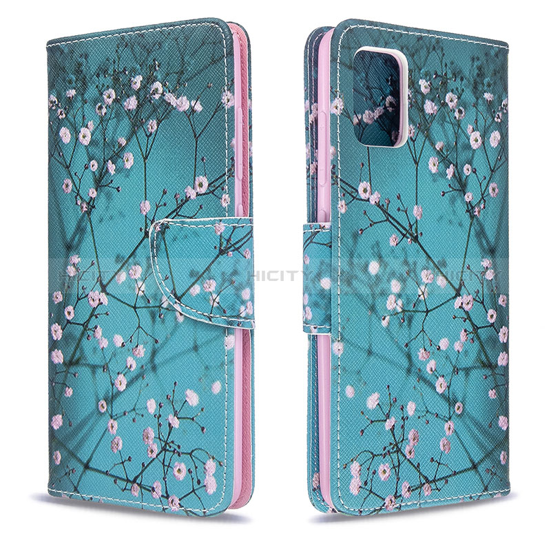 Funda de Cuero Cartera con Soporte Patron de Moda Carcasa B01F para Samsung Galaxy A51 5G