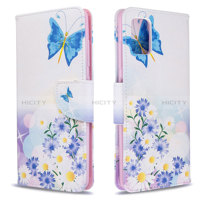 Funda de Cuero Cartera con Soporte Patron de Moda Carcasa B01F para Samsung Galaxy A51 5G