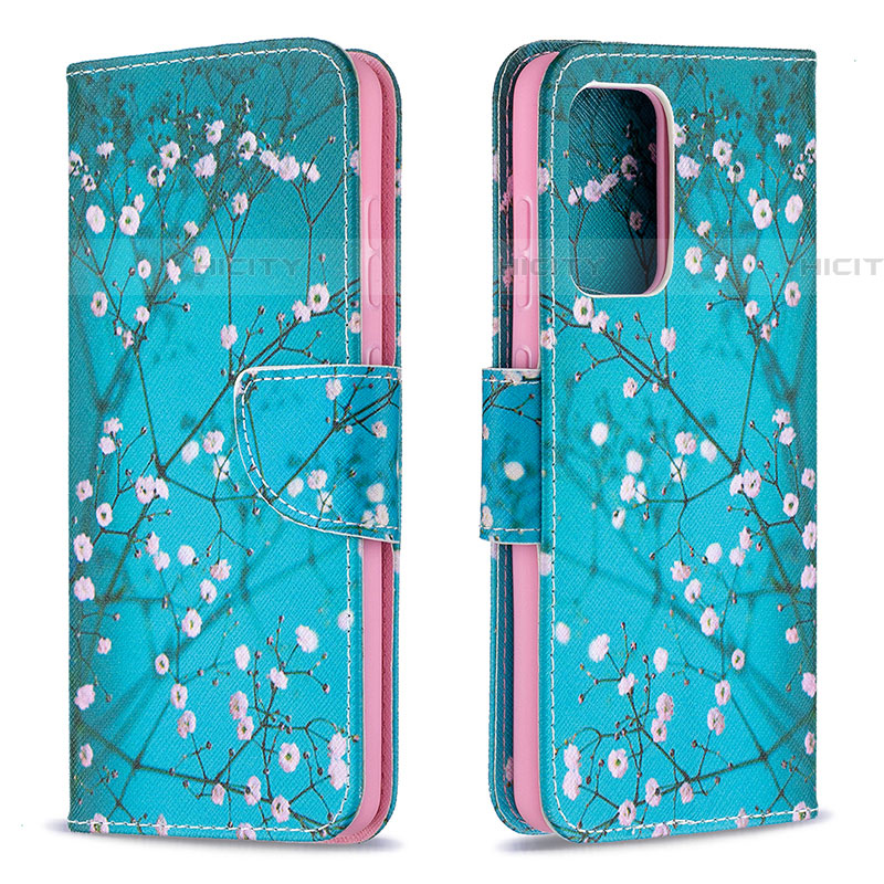 Funda de Cuero Cartera con Soporte Patron de Moda Carcasa B01F para Samsung Galaxy A52 5G