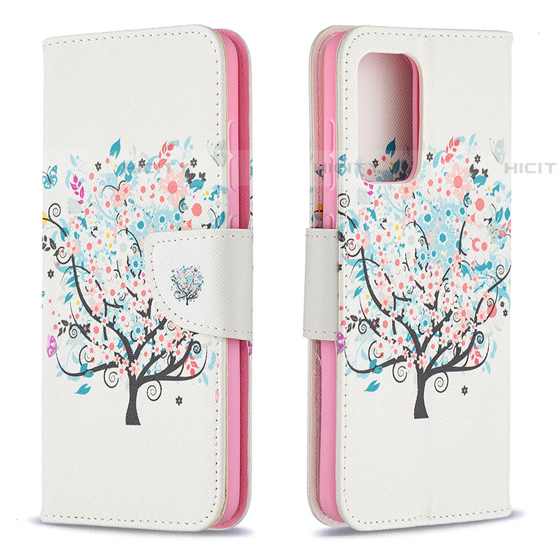 Funda de Cuero Cartera con Soporte Patron de Moda Carcasa B01F para Samsung Galaxy A52 5G