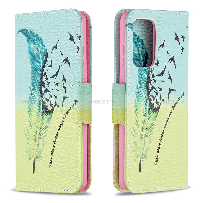 Funda de Cuero Cartera con Soporte Patron de Moda Carcasa B01F para Samsung Galaxy A52s 5G