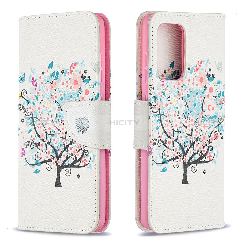 Funda de Cuero Cartera con Soporte Patron de Moda Carcasa B01F para Samsung Galaxy A52s 5G