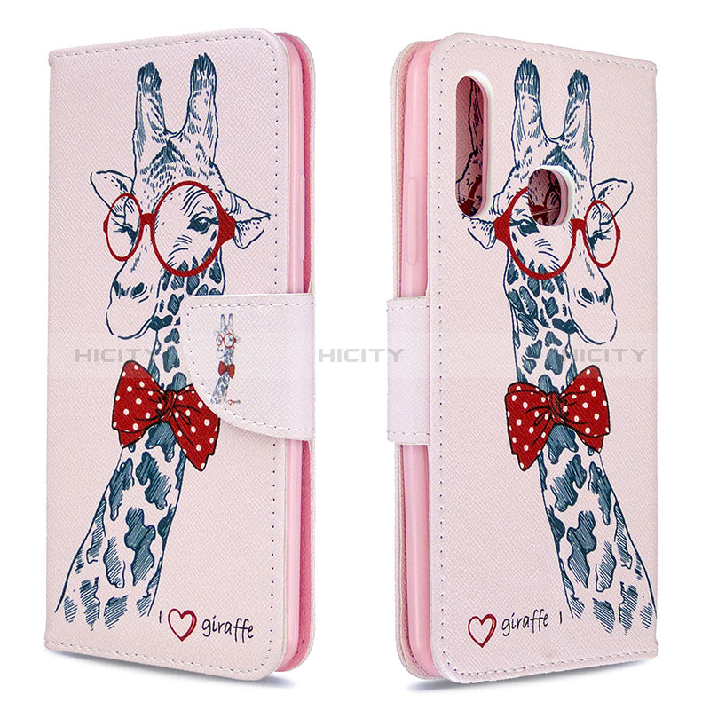 Funda de Cuero Cartera con Soporte Patron de Moda Carcasa B01F para Samsung Galaxy A70E