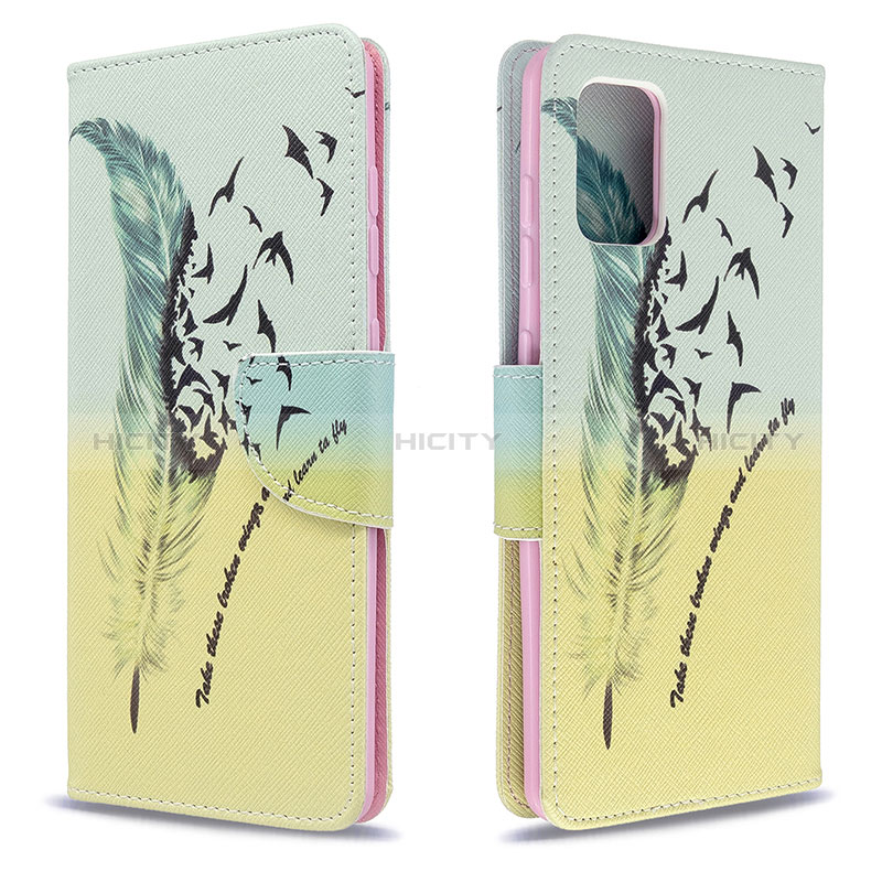 Funda de Cuero Cartera con Soporte Patron de Moda Carcasa B01F para Samsung Galaxy A71 5G