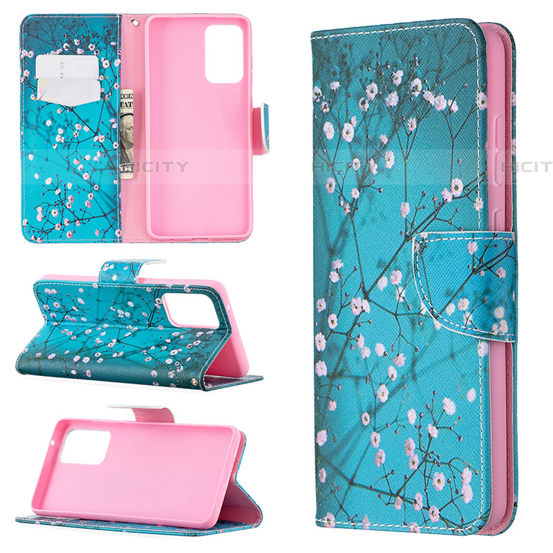 Funda de Cuero Cartera con Soporte Patron de Moda Carcasa B01F para Samsung Galaxy A72 5G