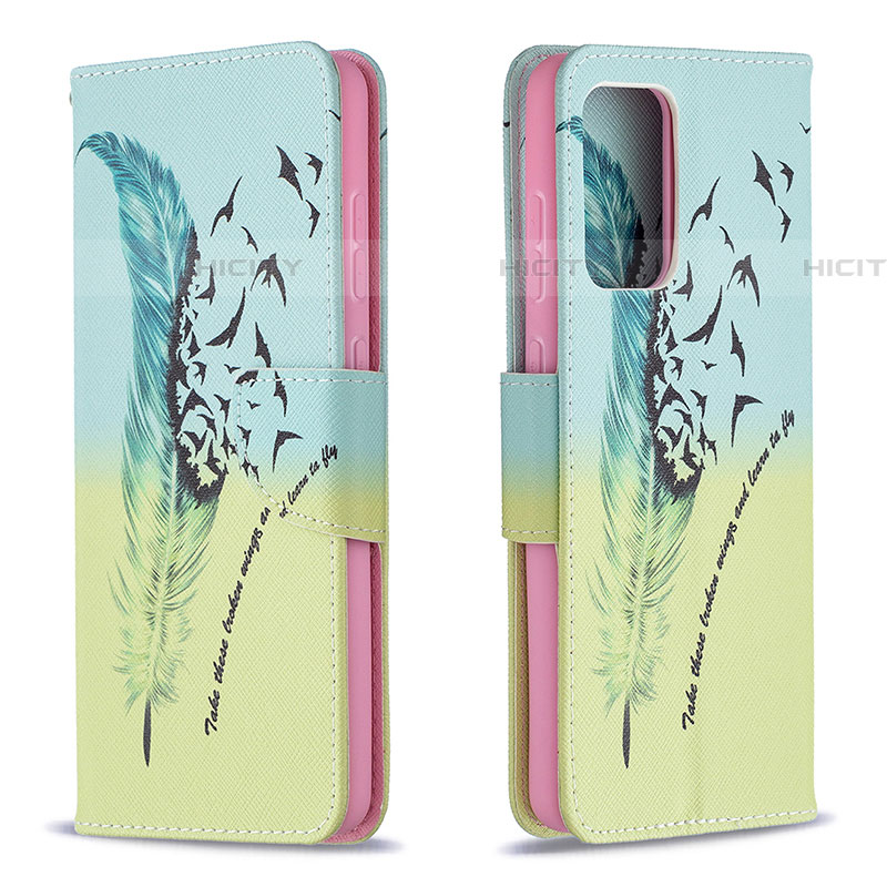 Funda de Cuero Cartera con Soporte Patron de Moda Carcasa B01F para Samsung Galaxy A72 5G