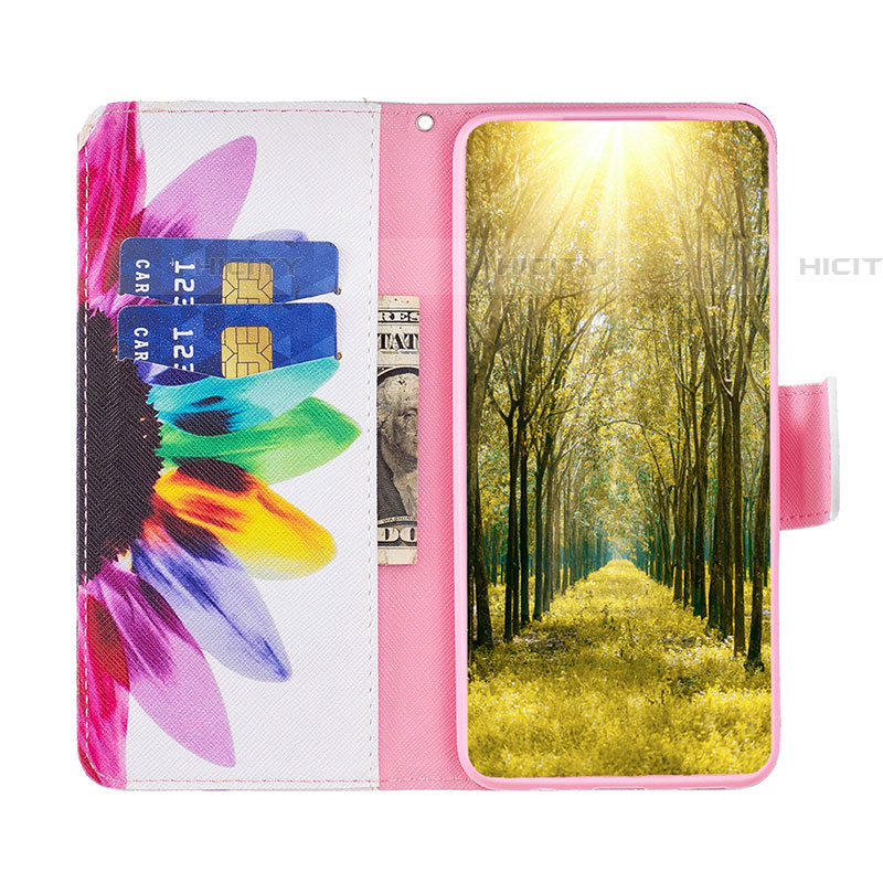 Funda de Cuero Cartera con Soporte Patron de Moda Carcasa B01F para Samsung Galaxy F04