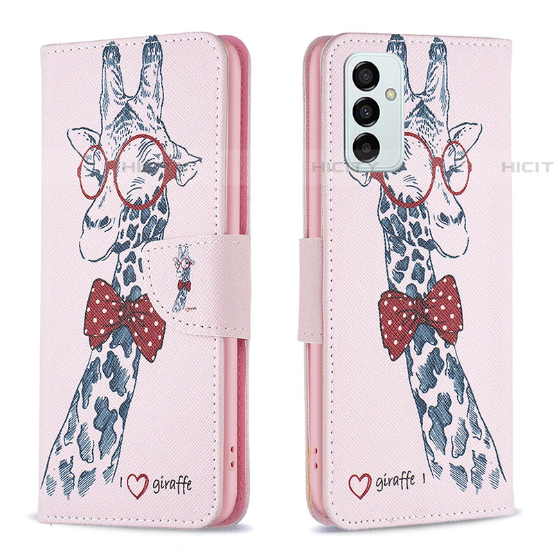 Funda de Cuero Cartera con Soporte Patron de Moda Carcasa B01F para Samsung Galaxy F23 5G