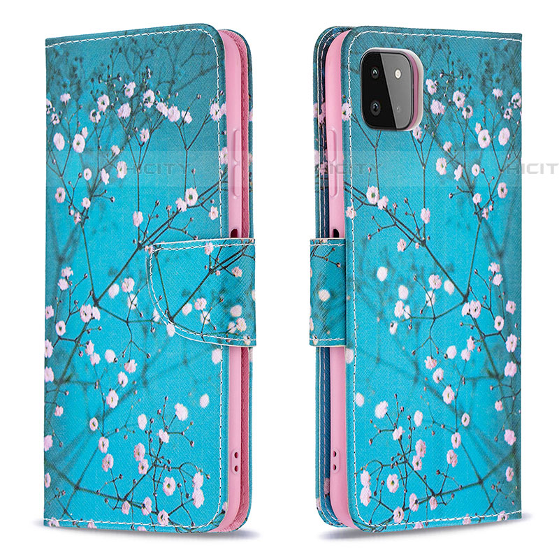 Funda de Cuero Cartera con Soporte Patron de Moda Carcasa B01F para Samsung Galaxy F42 5G