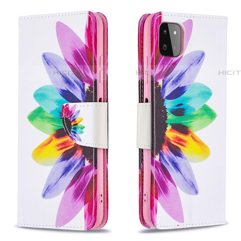 Funda de Cuero Cartera con Soporte Patron de Moda Carcasa B01F para Samsung Galaxy F42 5G