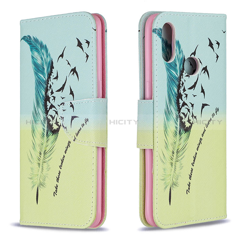 Funda de Cuero Cartera con Soporte Patron de Moda Carcasa B01F para Samsung Galaxy M01s