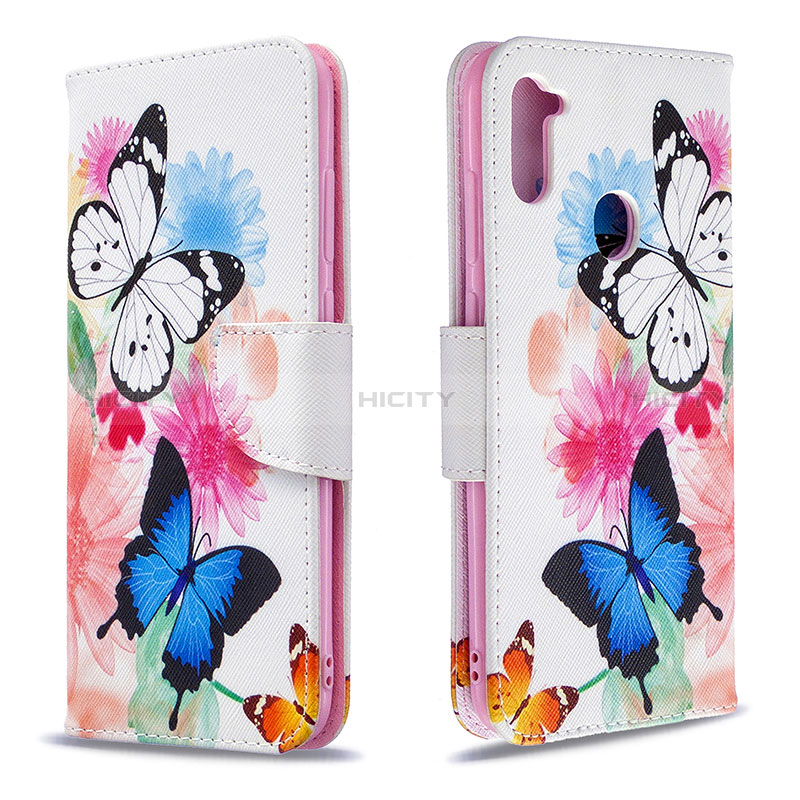 Funda de Cuero Cartera con Soporte Patron de Moda Carcasa B01F para Samsung Galaxy M11 Vistoso