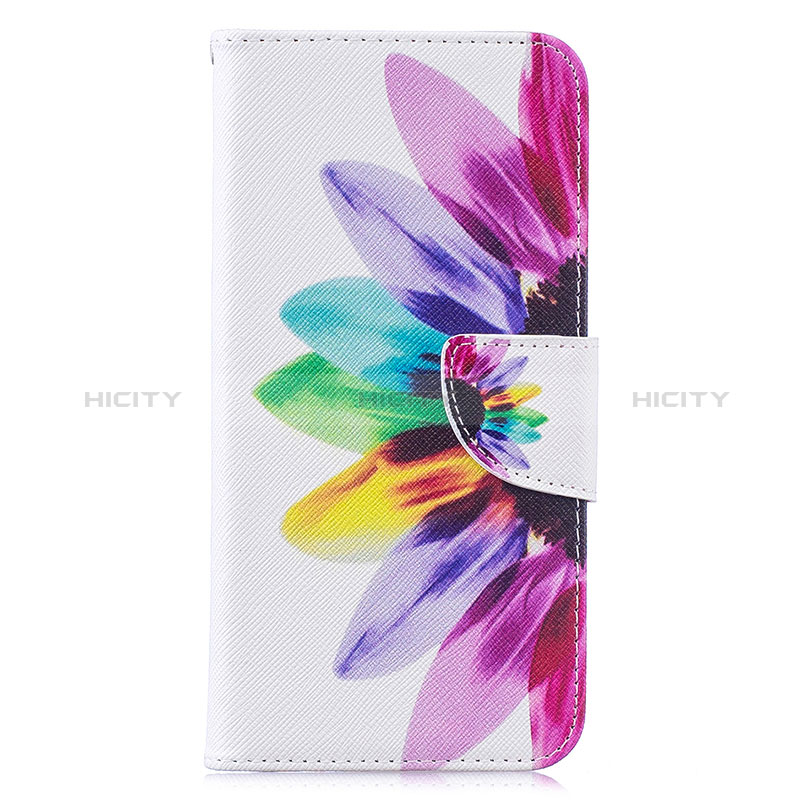 Funda de Cuero Cartera con Soporte Patron de Moda Carcasa B01F para Samsung Galaxy M20