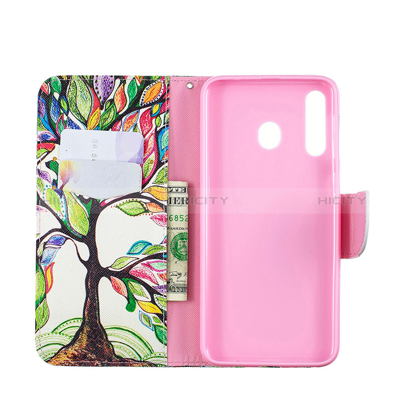 Funda de Cuero Cartera con Soporte Patron de Moda Carcasa B01F para Samsung Galaxy M30