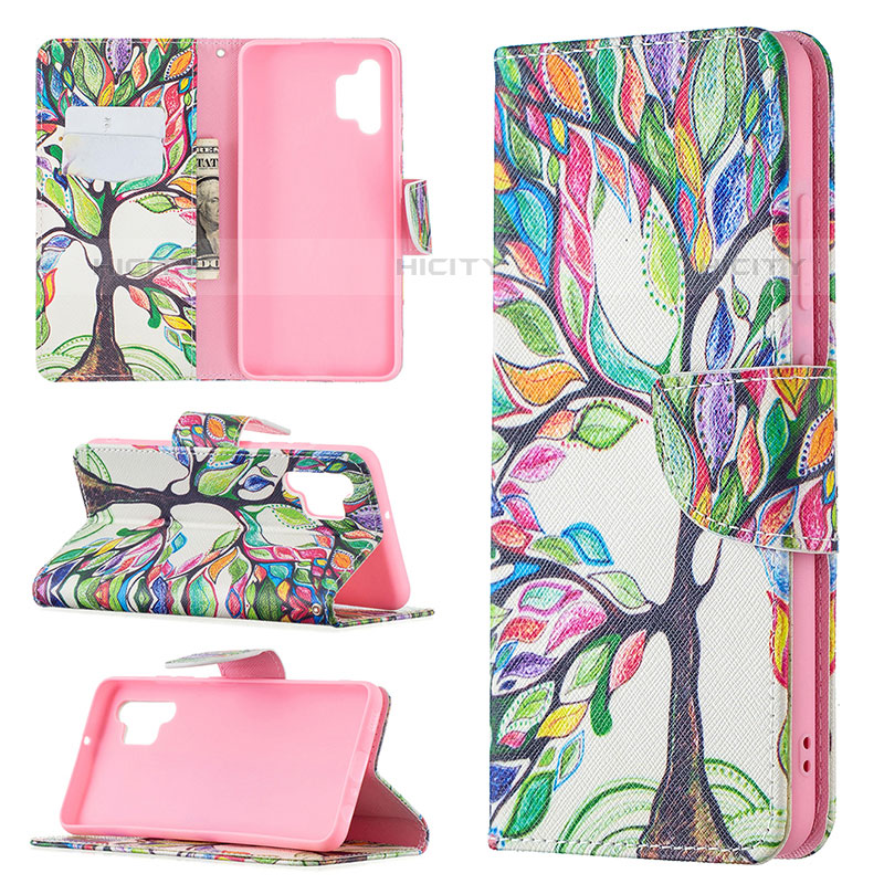 Funda de Cuero Cartera con Soporte Patron de Moda Carcasa B01F para Samsung Galaxy M32 5G