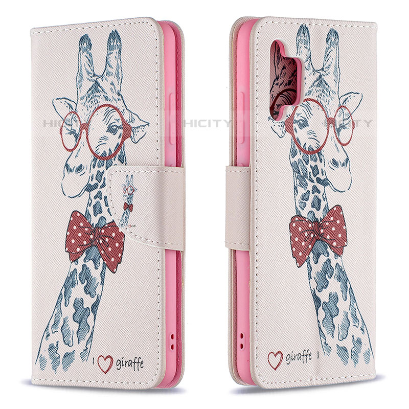 Funda de Cuero Cartera con Soporte Patron de Moda Carcasa B01F para Samsung Galaxy M32 5G