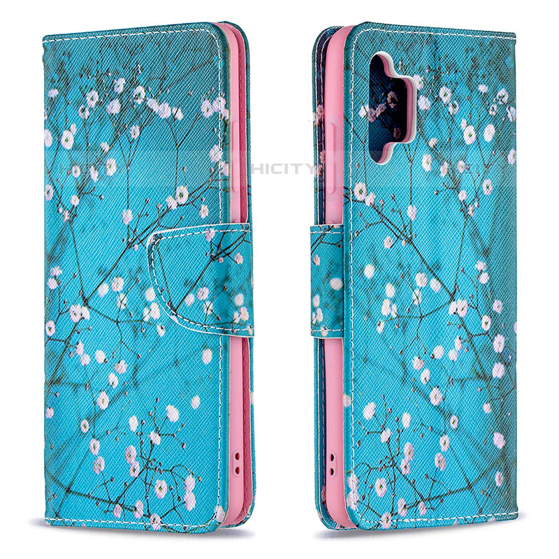 Funda de Cuero Cartera con Soporte Patron de Moda Carcasa B01F para Samsung Galaxy M32 5G