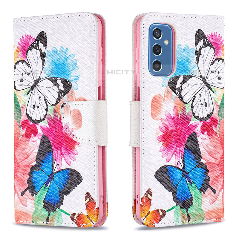 Funda de Cuero Cartera con Soporte Patron de Moda Carcasa B01F para Samsung Galaxy M52 5G