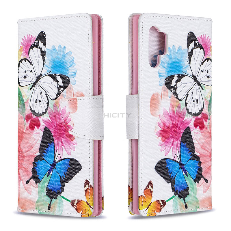 Funda de Cuero Cartera con Soporte Patron de Moda Carcasa B01F para Samsung Galaxy Note 10 Plus 5G