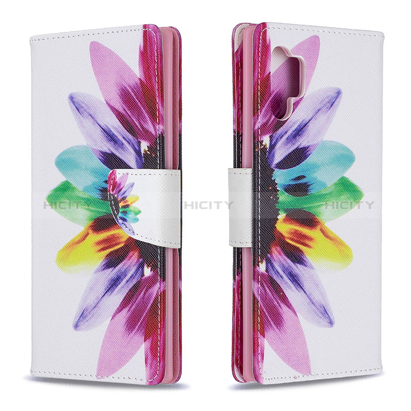 Funda de Cuero Cartera con Soporte Patron de Moda Carcasa B01F para Samsung Galaxy Note 10 Plus 5G