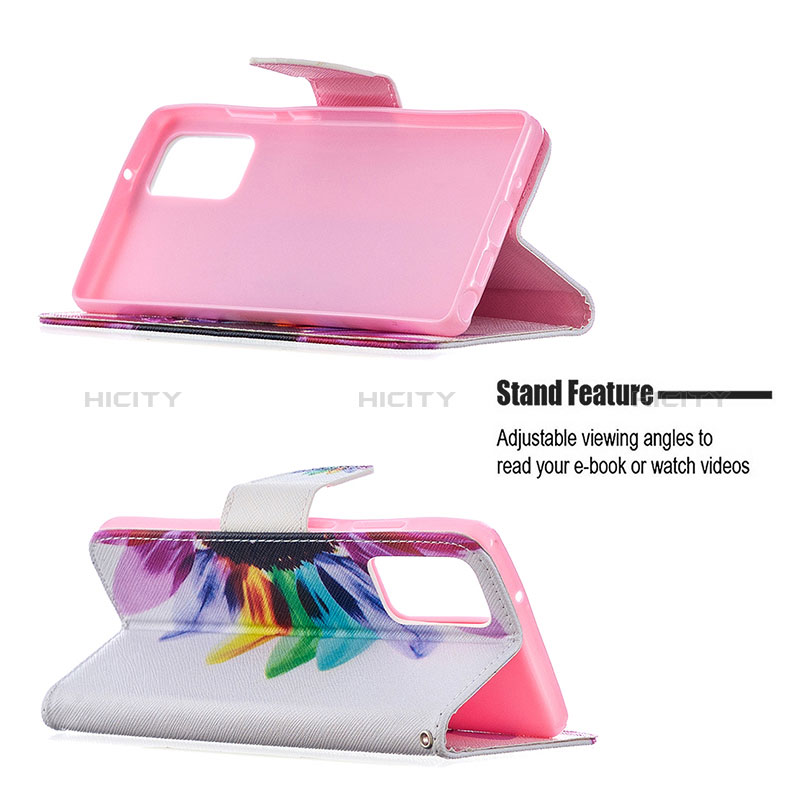 Funda de Cuero Cartera con Soporte Patron de Moda Carcasa B01F para Samsung Galaxy Note 20 5G