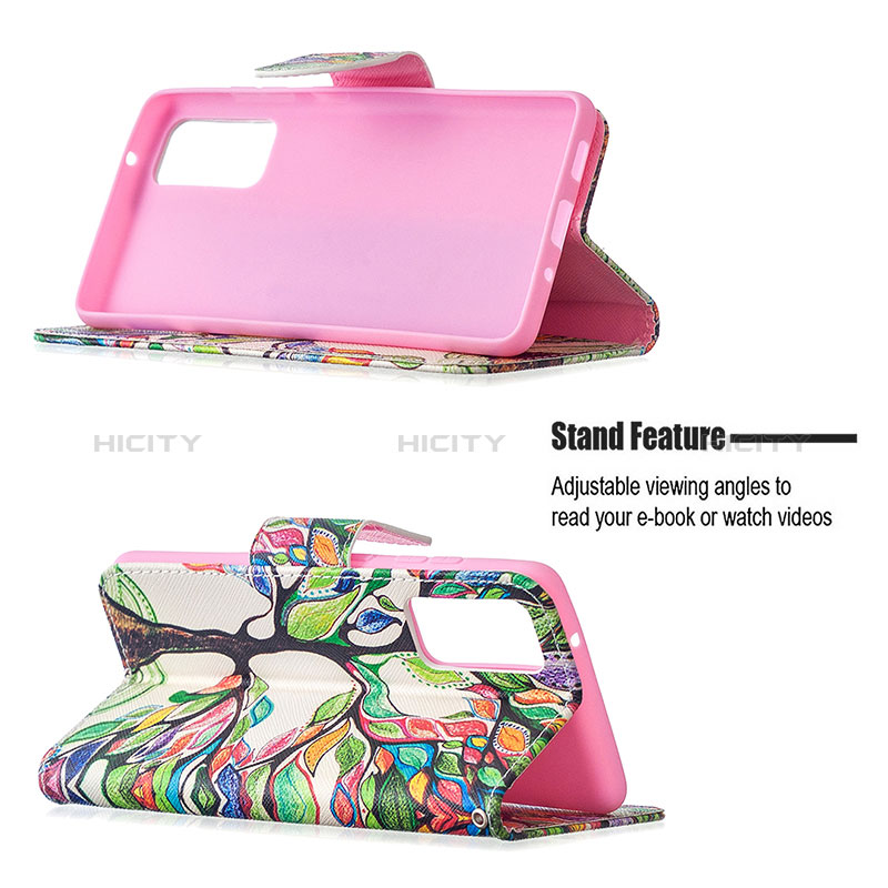 Funda de Cuero Cartera con Soporte Patron de Moda Carcasa B01F para Samsung Galaxy S20 FE 4G