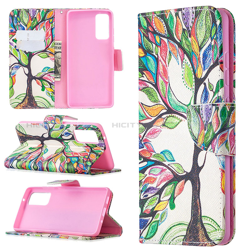 Funda de Cuero Cartera con Soporte Patron de Moda Carcasa B01F para Samsung Galaxy S20 FE 5G