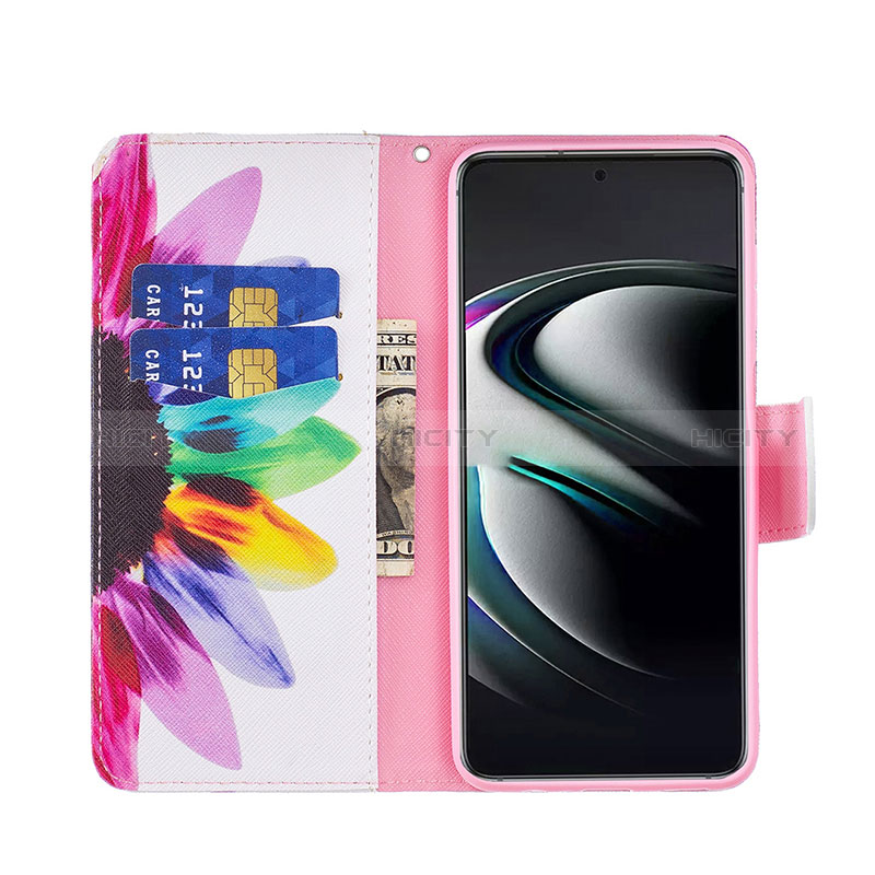 Funda de Cuero Cartera con Soporte Patron de Moda Carcasa B01F para Samsung Galaxy S24 Plus 5G