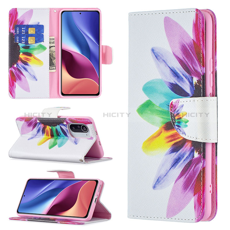 Funda de Cuero Cartera con Soporte Patron de Moda Carcasa B01F para Xiaomi Mi 11X 5G