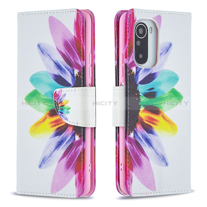 Funda de Cuero Cartera con Soporte Patron de Moda Carcasa B01F para Xiaomi Mi 11X 5G Multicolor