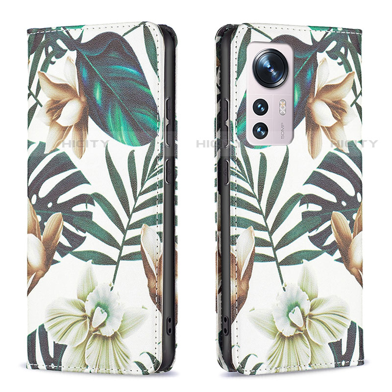 Funda de Cuero Cartera con Soporte Patron de Moda Carcasa B01F para Xiaomi Mi 12 Pro 5G