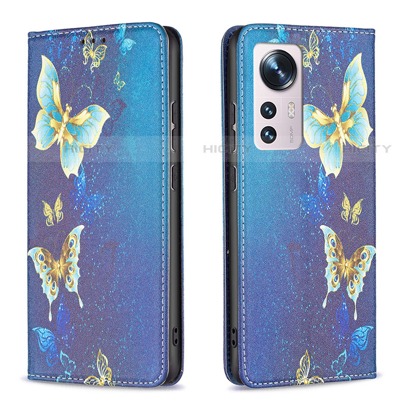 Funda de Cuero Cartera con Soporte Patron de Moda Carcasa B01F para Xiaomi Mi 12S Pro 5G