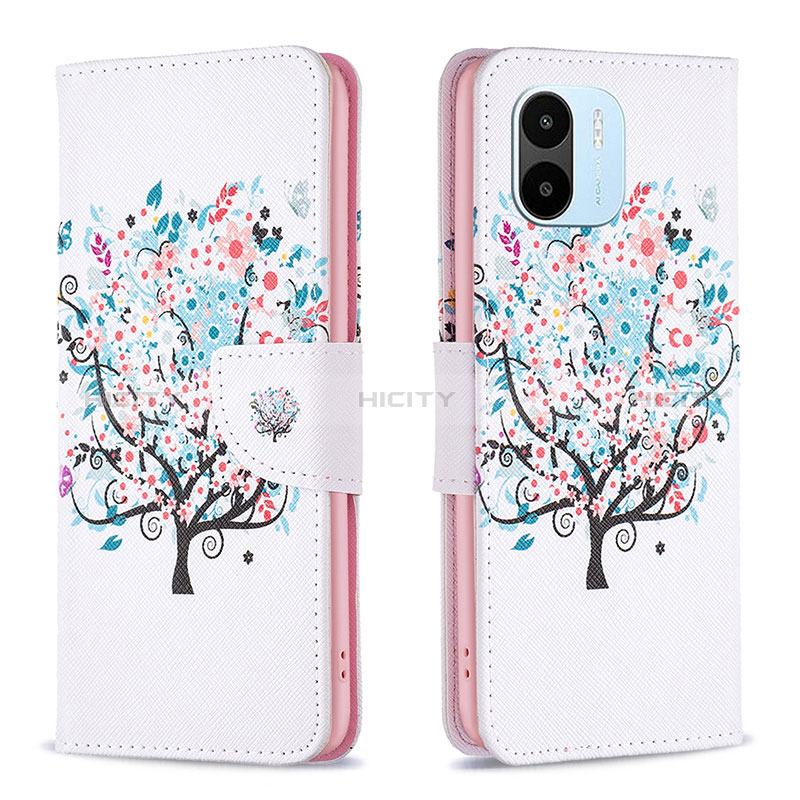 Funda de Cuero Cartera con Soporte Patron de Moda Carcasa B01F para Xiaomi Poco C51