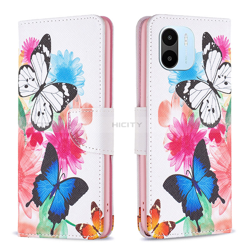 Funda de Cuero Cartera con Soporte Patron de Moda Carcasa B01F para Xiaomi Poco C51 Vistoso