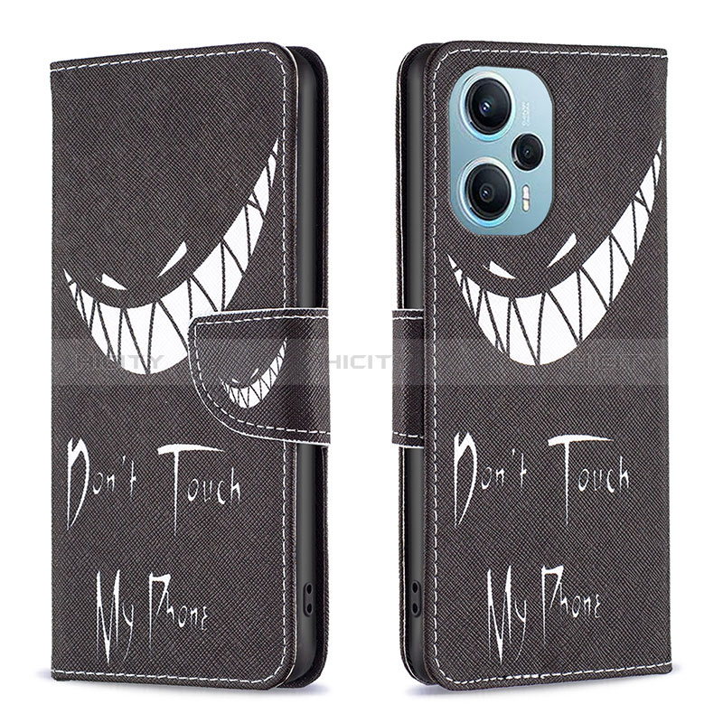 Funda de Cuero Cartera con Soporte Patron de Moda Carcasa B01F para Xiaomi Poco F5 5G