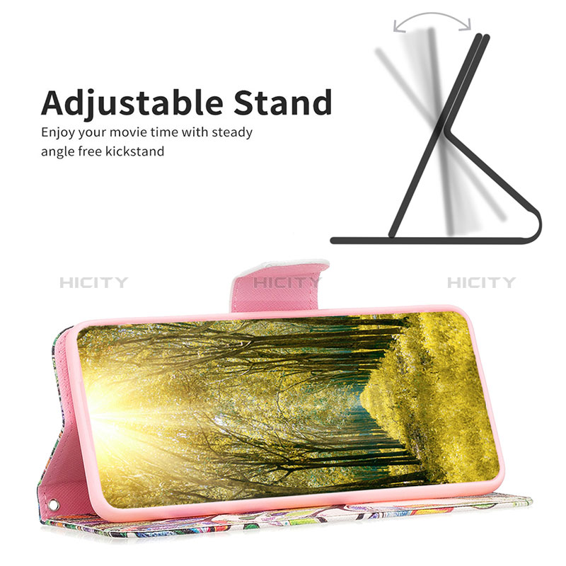 Funda de Cuero Cartera con Soporte Patron de Moda Carcasa B01F para Xiaomi Poco F5 Pro 5G