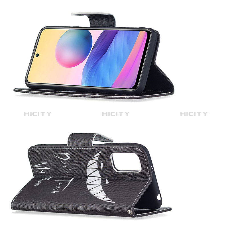 Funda de Cuero Cartera con Soporte Patron de Moda Carcasa B01F para Xiaomi POCO M3 Pro 5G