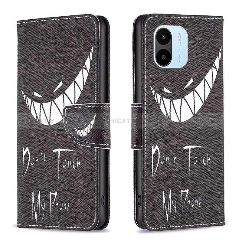 Funda de Cuero Cartera con Soporte Patron de Moda Carcasa B01F para Xiaomi Redmi A2 Plus