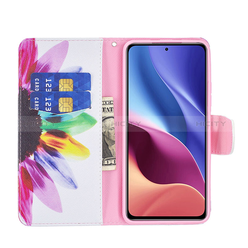 Funda de Cuero Cartera con Soporte Patron de Moda Carcasa B01F para Xiaomi Redmi K40 Pro 5G