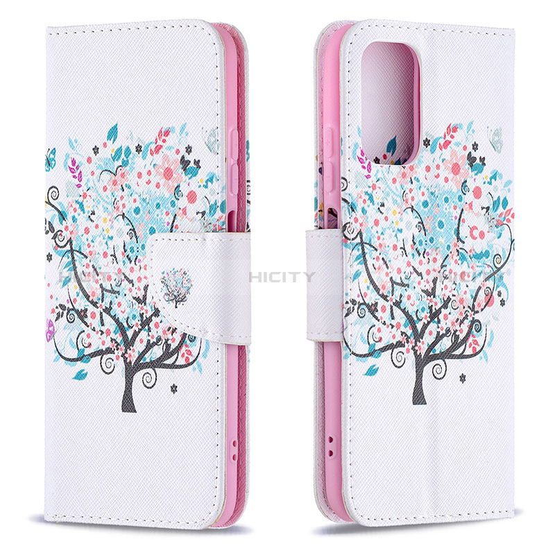 Funda de Cuero Cartera con Soporte Patron de Moda Carcasa B01F para Xiaomi Redmi Note 10 4G