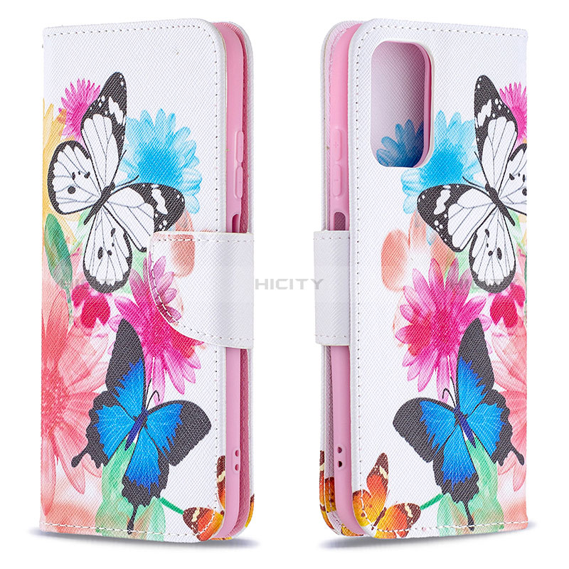 Funda de Cuero Cartera con Soporte Patron de Moda Carcasa B01F para Xiaomi Redmi Note 10 4G