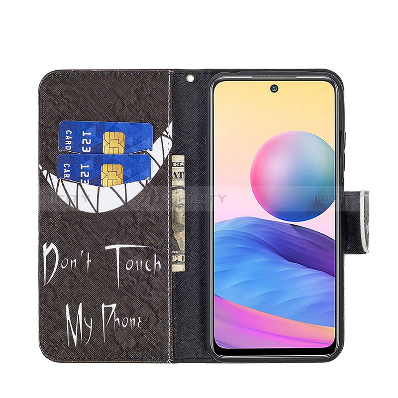 Funda de Cuero Cartera con Soporte Patron de Moda Carcasa B01F para Xiaomi Redmi Note 10 5G