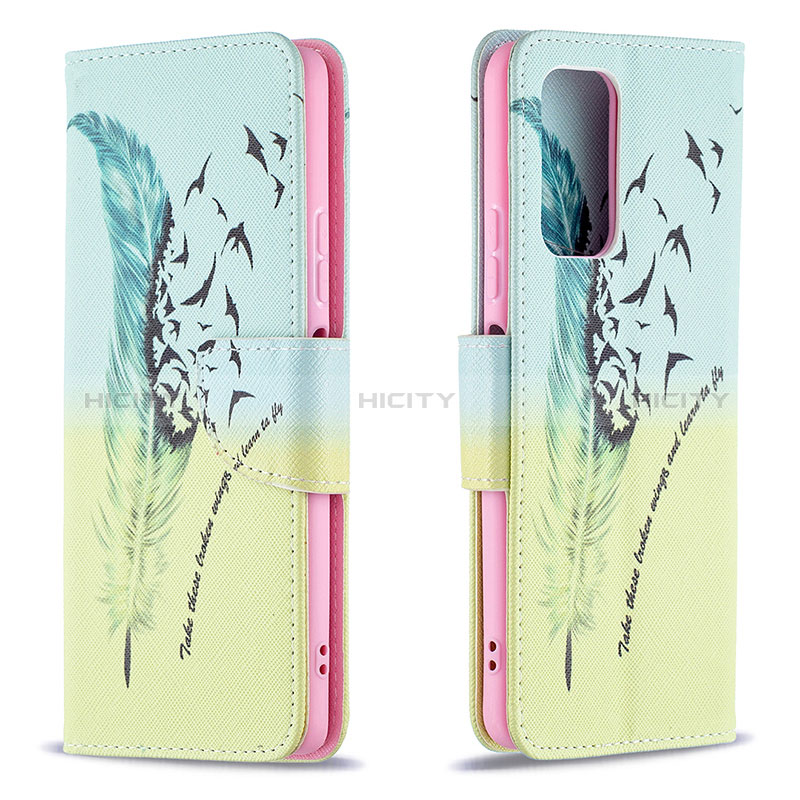 Funda de Cuero Cartera con Soporte Patron de Moda Carcasa B01F para Xiaomi Redmi Note 10 Pro 4G