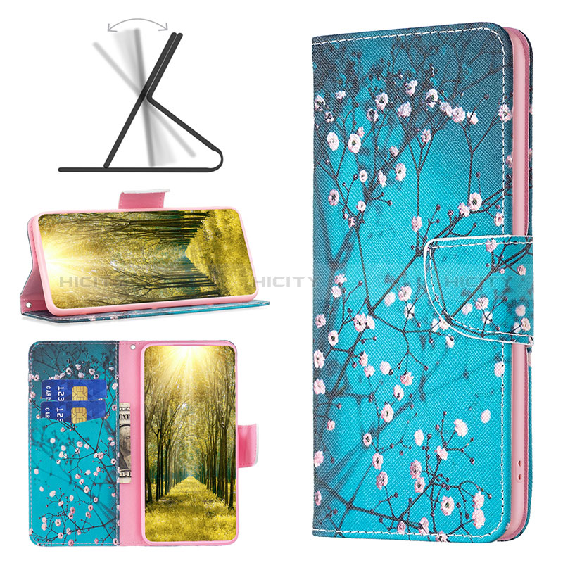 Funda de Cuero Cartera con Soporte Patron de Moda Carcasa B01F para Xiaomi Redmi Note 11E Pro 5G