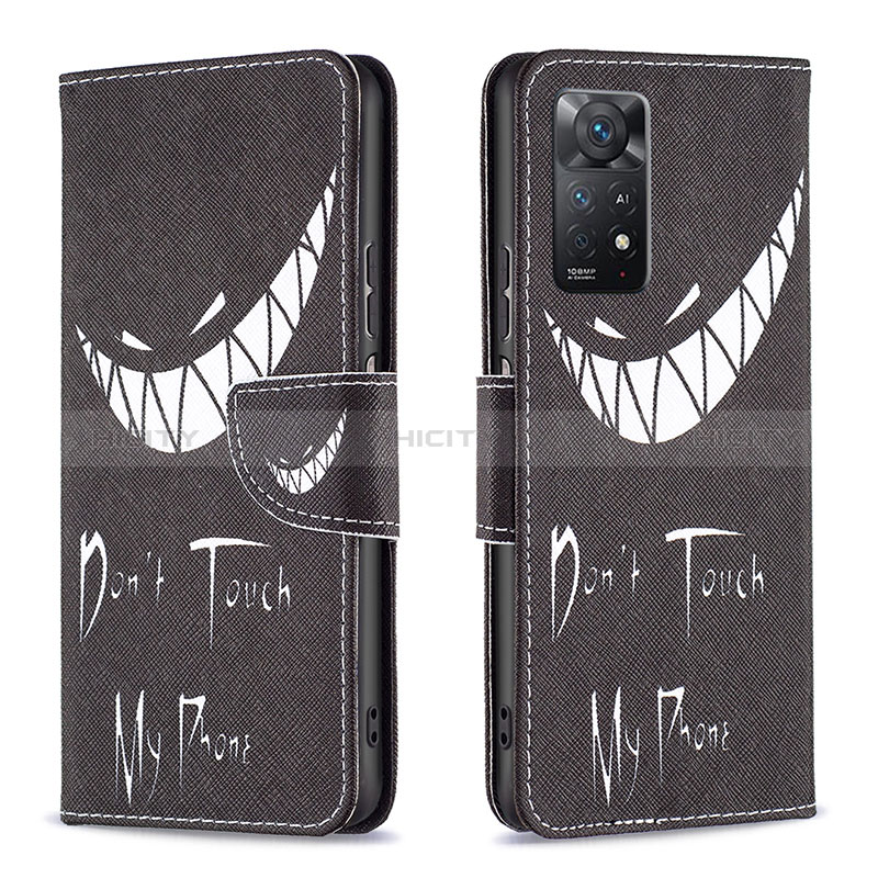 Funda de Cuero Cartera con Soporte Patron de Moda Carcasa B01F para Xiaomi Redmi Note 12 Pro 4G